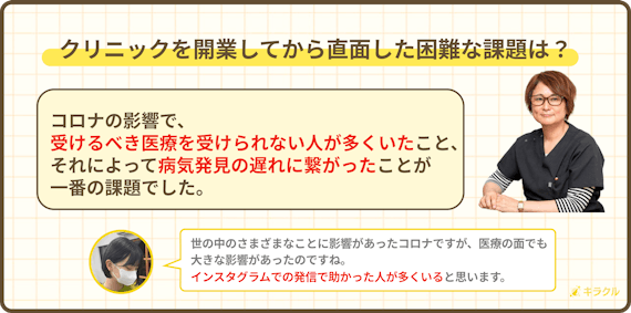 沢岻美奈子女性医療クリニックが開業してから直面した困難な課題