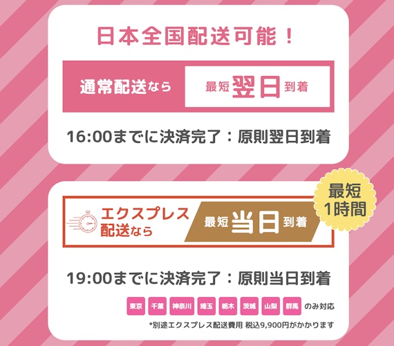 ソクピルの配送時間