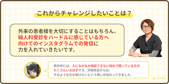 沢岻美奈子女性医療クリニックがこれからチャレンジしたいこと